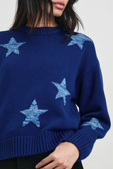 ZOEY SWEATER - COBALT GALAXY| Rails on sale