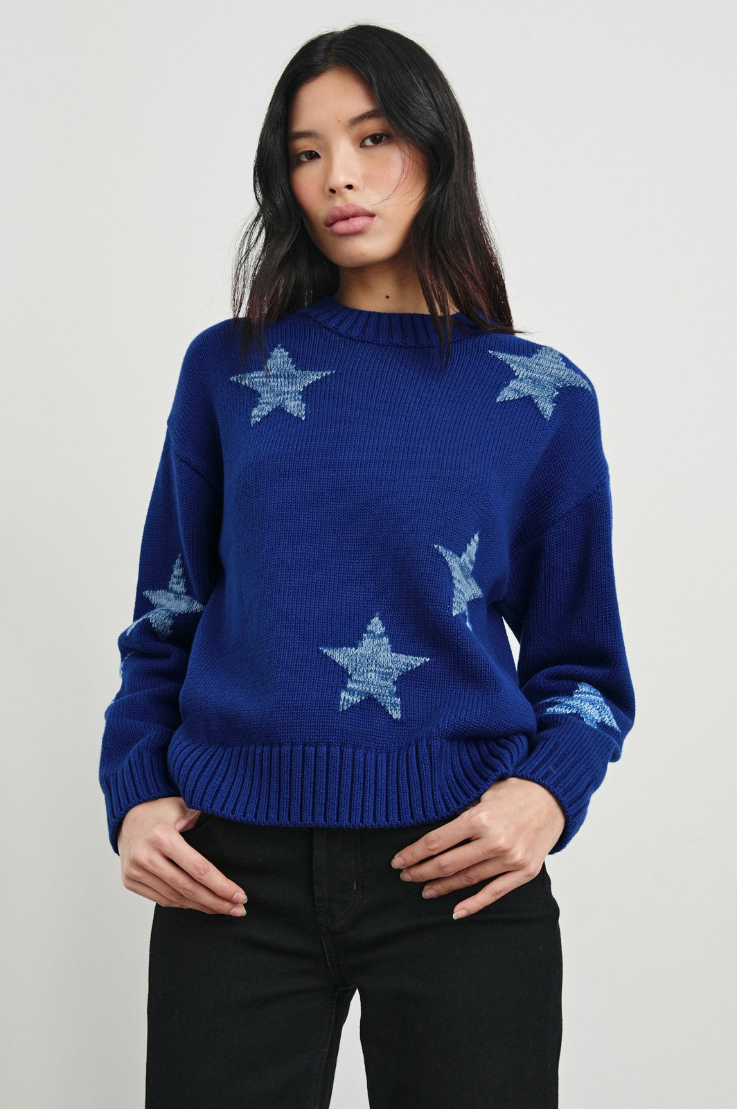 ZOEY SWEATER - COBALT GALAXY| Rails on sale