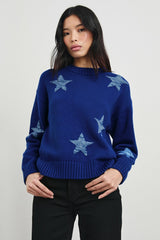 ZOEY SWEATER - COBALT GALAXY| Rails on sale