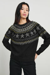 ZOEY SWEATER - METALLIC FAIR ISLE| Rails outlet