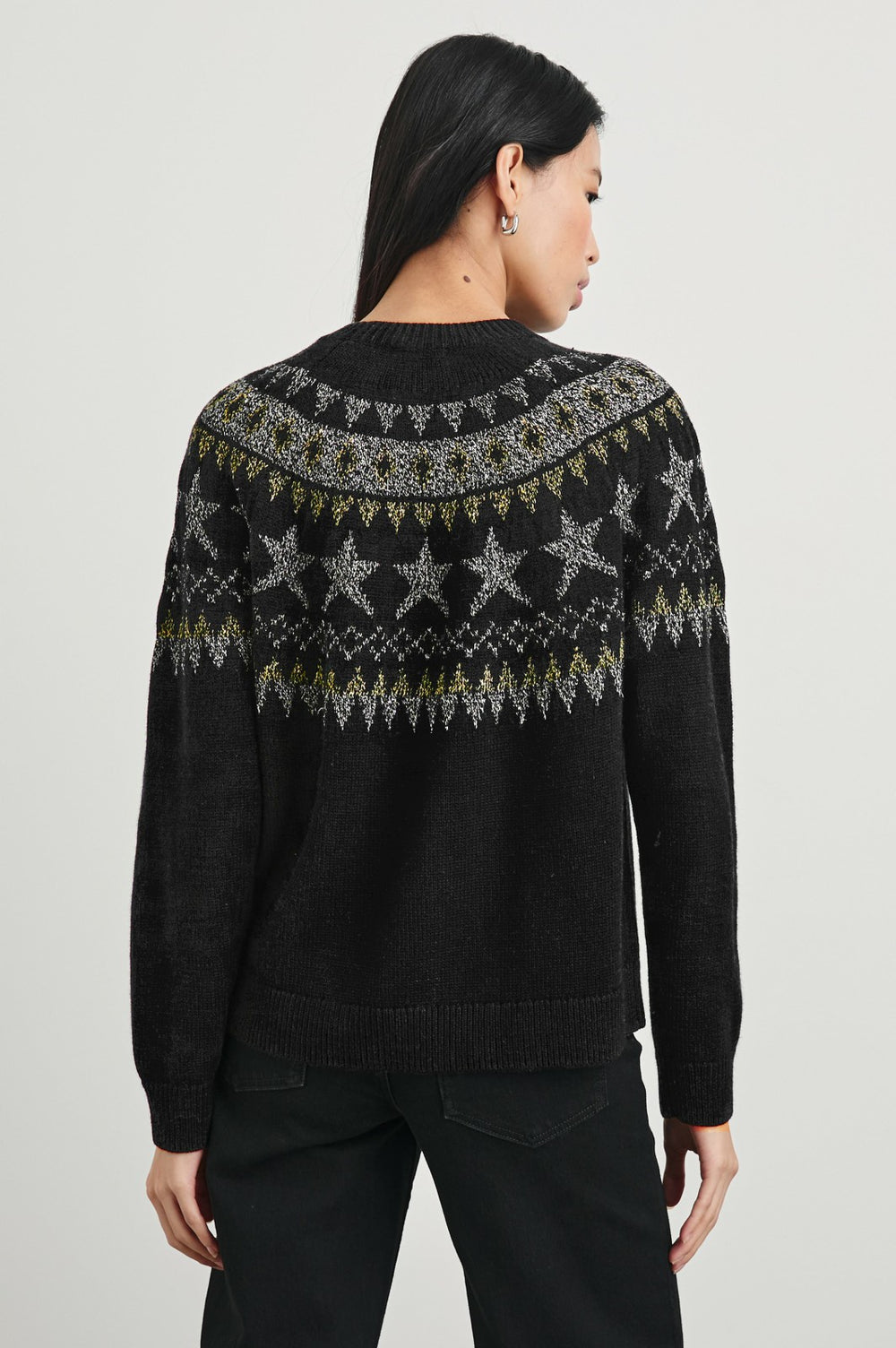 ZOEY SWEATER - METALLIC FAIR ISLE| Rails outlet