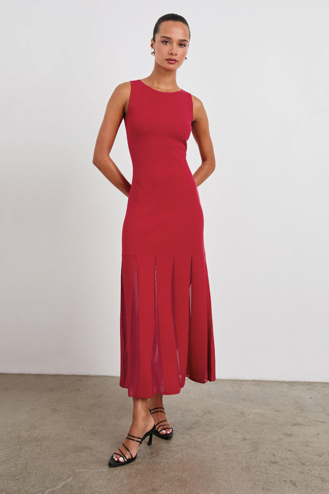 ALESSIA DRESS - SCARLET| Rails on sale
