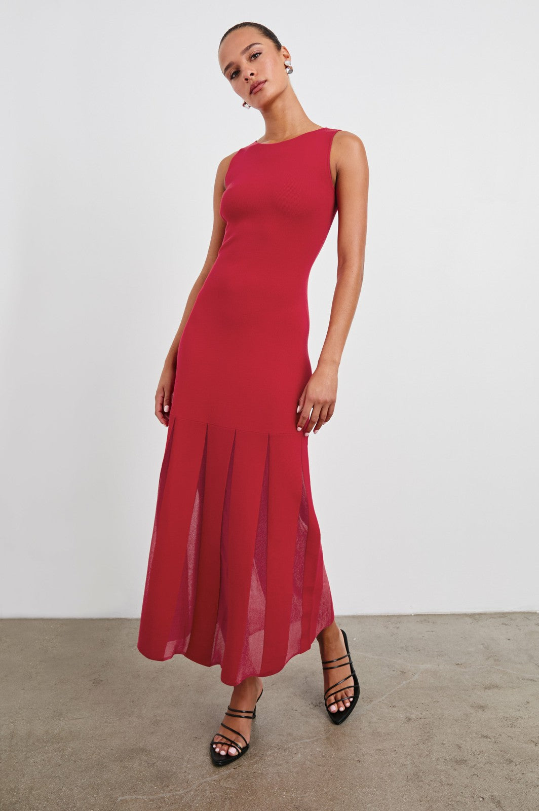 ALESSIA DRESS - SCARLET| Rails on sale