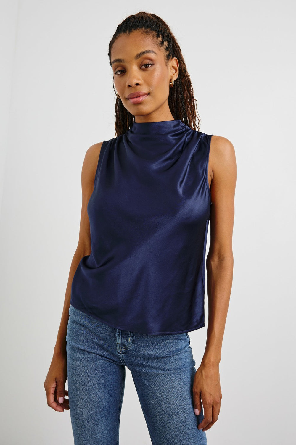 KALEEN TOP - NAVY| Rails discount