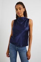 KALEEN TOP - NAVY| Rails discount