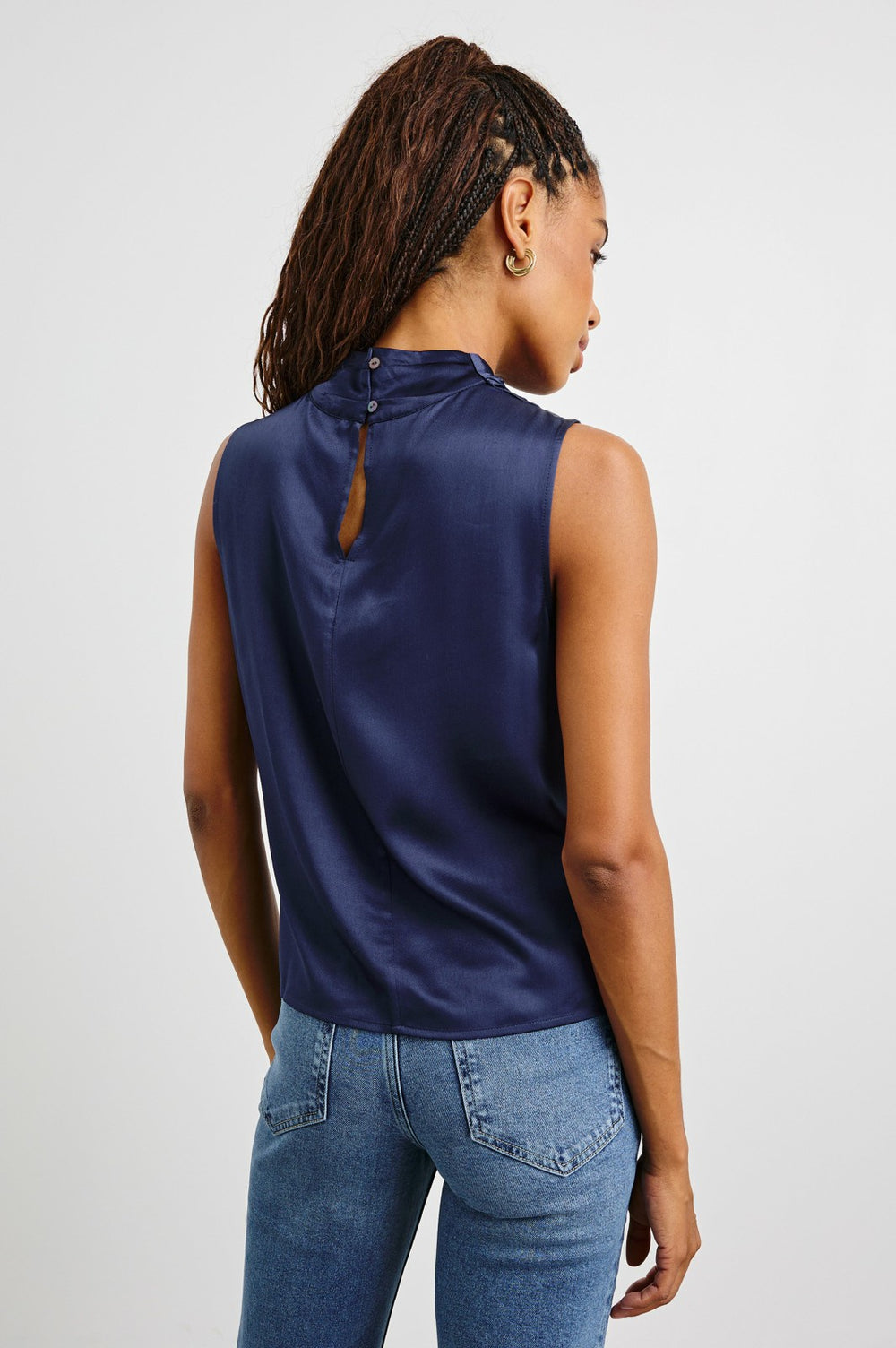 KALEEN TOP - NAVY| Rails discount
