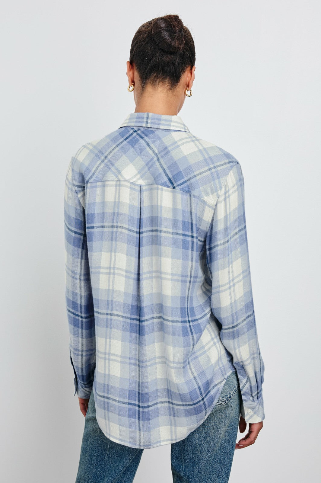 HUNTER SHIRT - BLUEBELL SNOW| Rails outlet