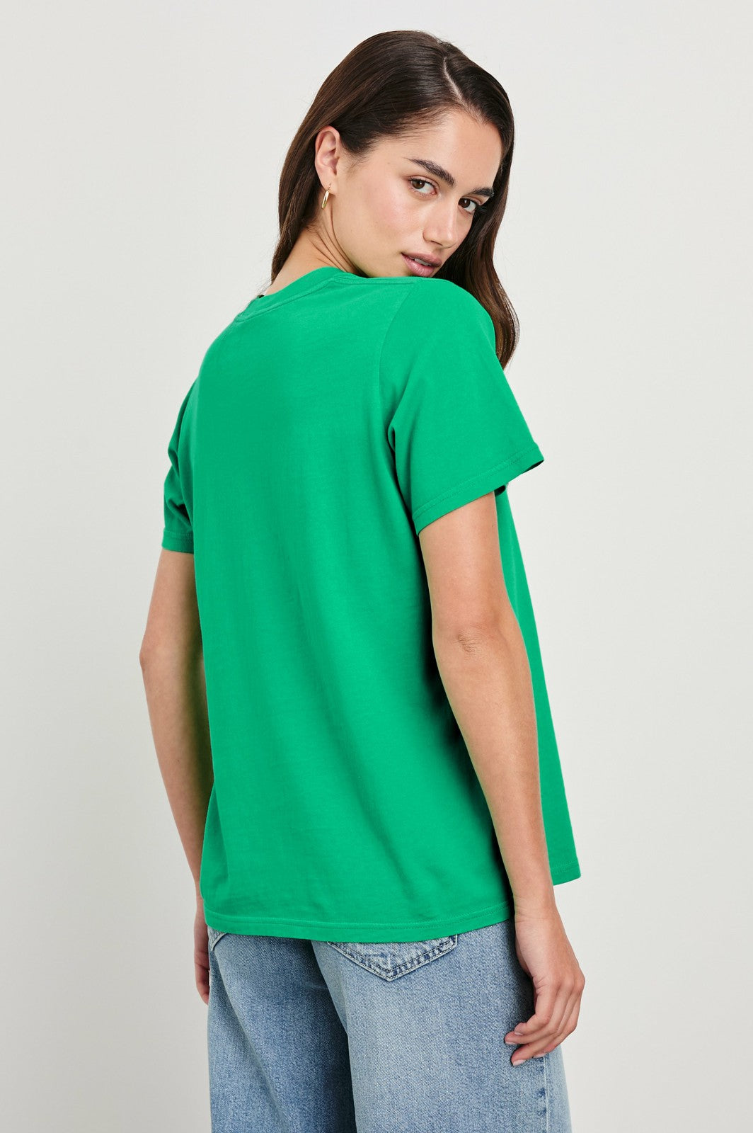BOYFRIEND T-SHIRT - RAILS BOSTON GREEN| Rails on sale