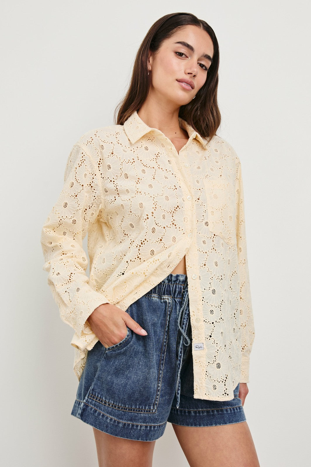 ARLO SHIRT - CREAM FLORAL| Rails discount