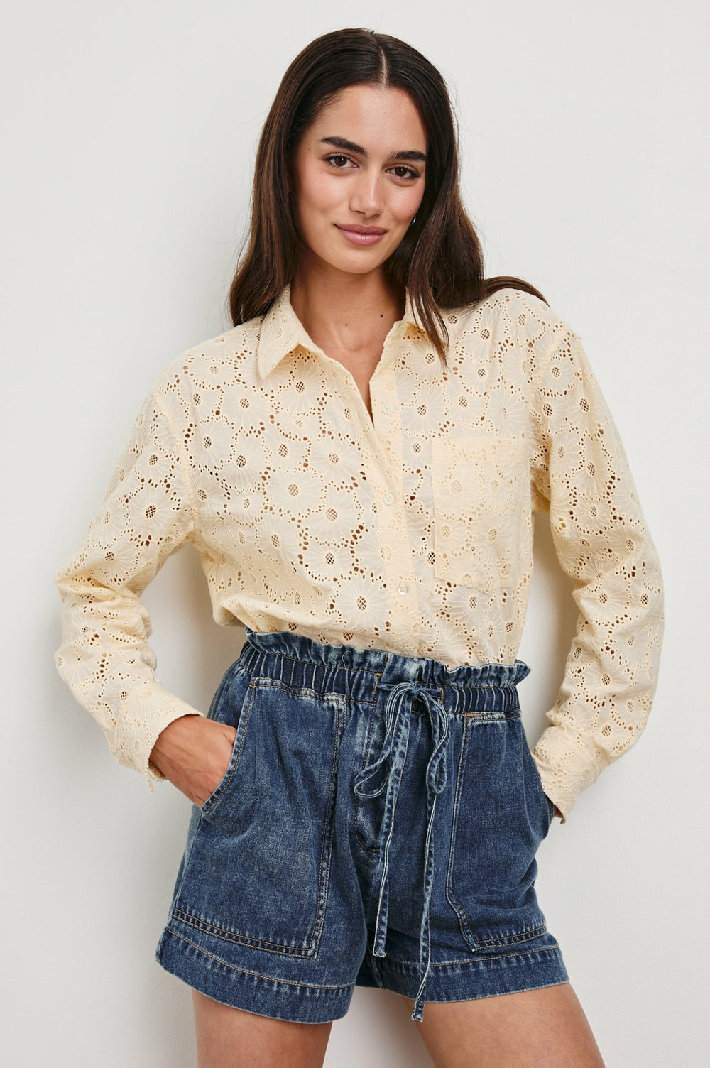ARLO SHIRT - CREAM FLORAL| Rails discount