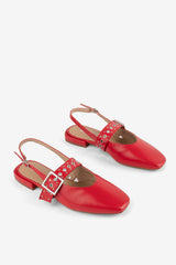 INTENTIONALLY BLANK PEARL BALLET FLAT - CHERRY| Rails sale