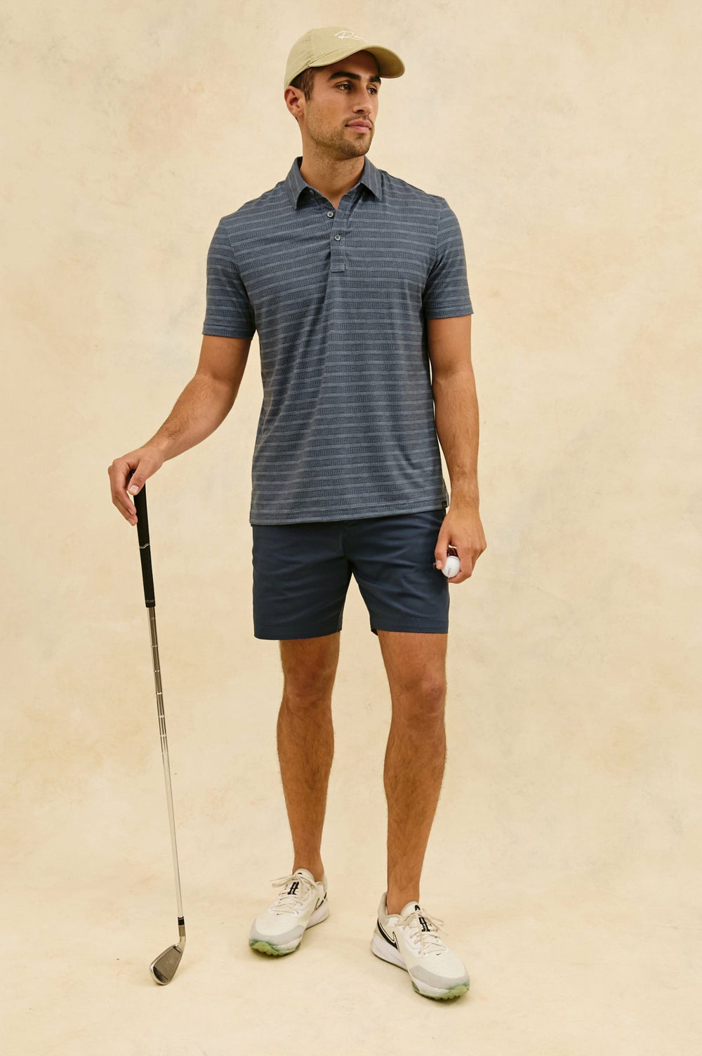 MERCED GOLF POLO SHIRT - SASHIKO BORDER BLACK| Rails near me