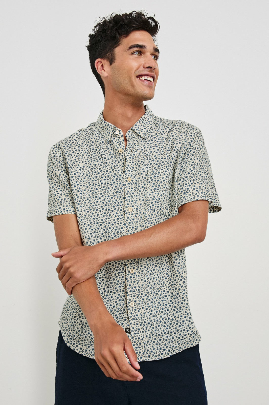 CARSON SHIRT - AUTUMN DAISY OCEAN| Rails online