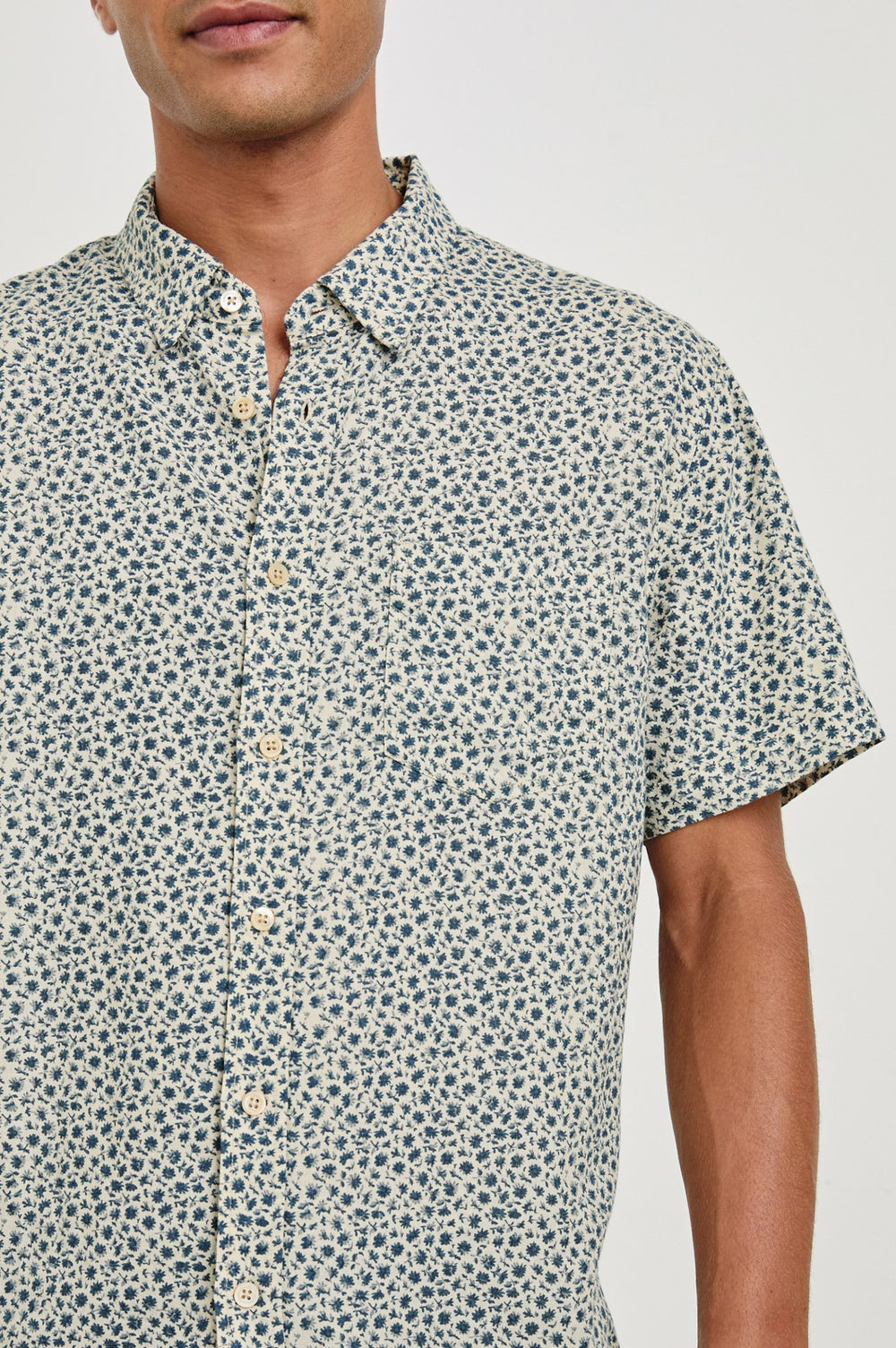 CARSON SHIRT - AUTUMN DAISY OCEAN| Rails online