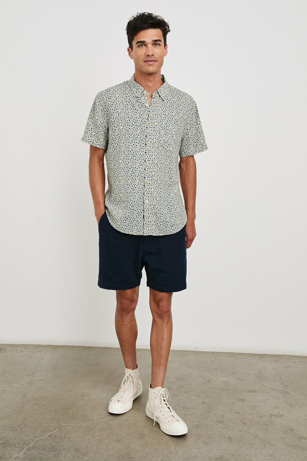 CARSON SHIRT - AUTUMN DAISY OCEAN| Rails online