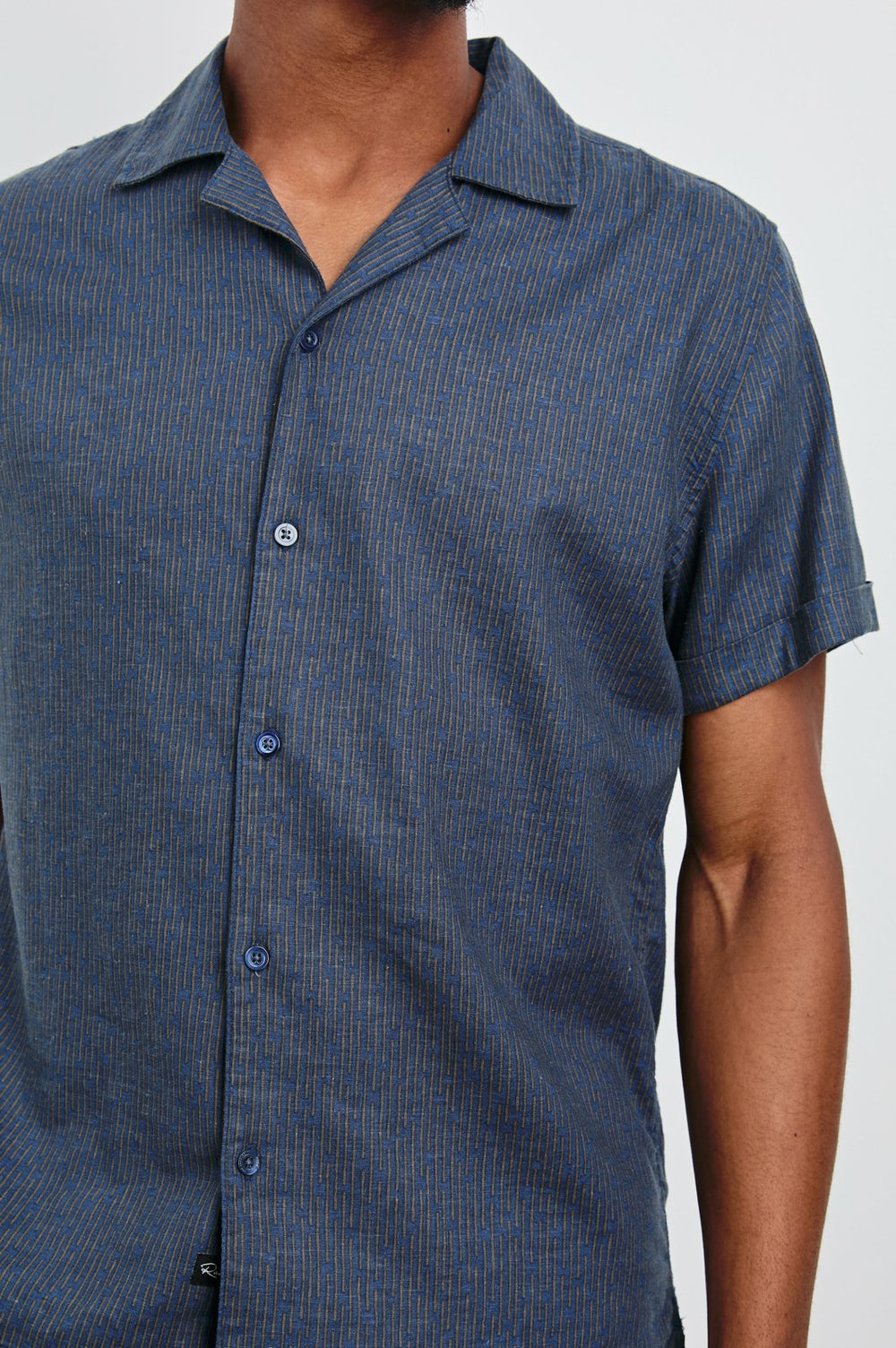 ATLAS SHIRT - NAVY CEDAR VERTICAL| Rails outlet