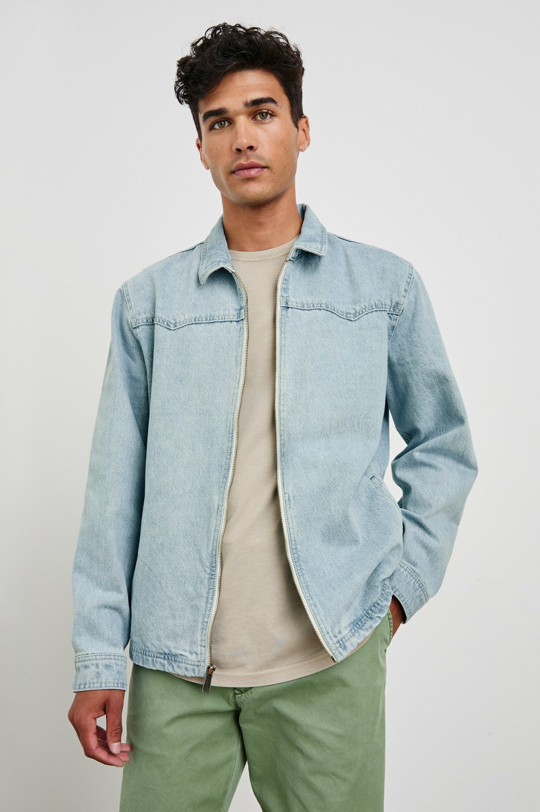 COOKE JACKET - LIGHT WASH| Rails online