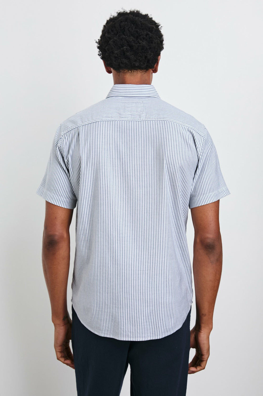 KIEREN SHIRT - BLUE WHITE STRIPE| Rails on sale