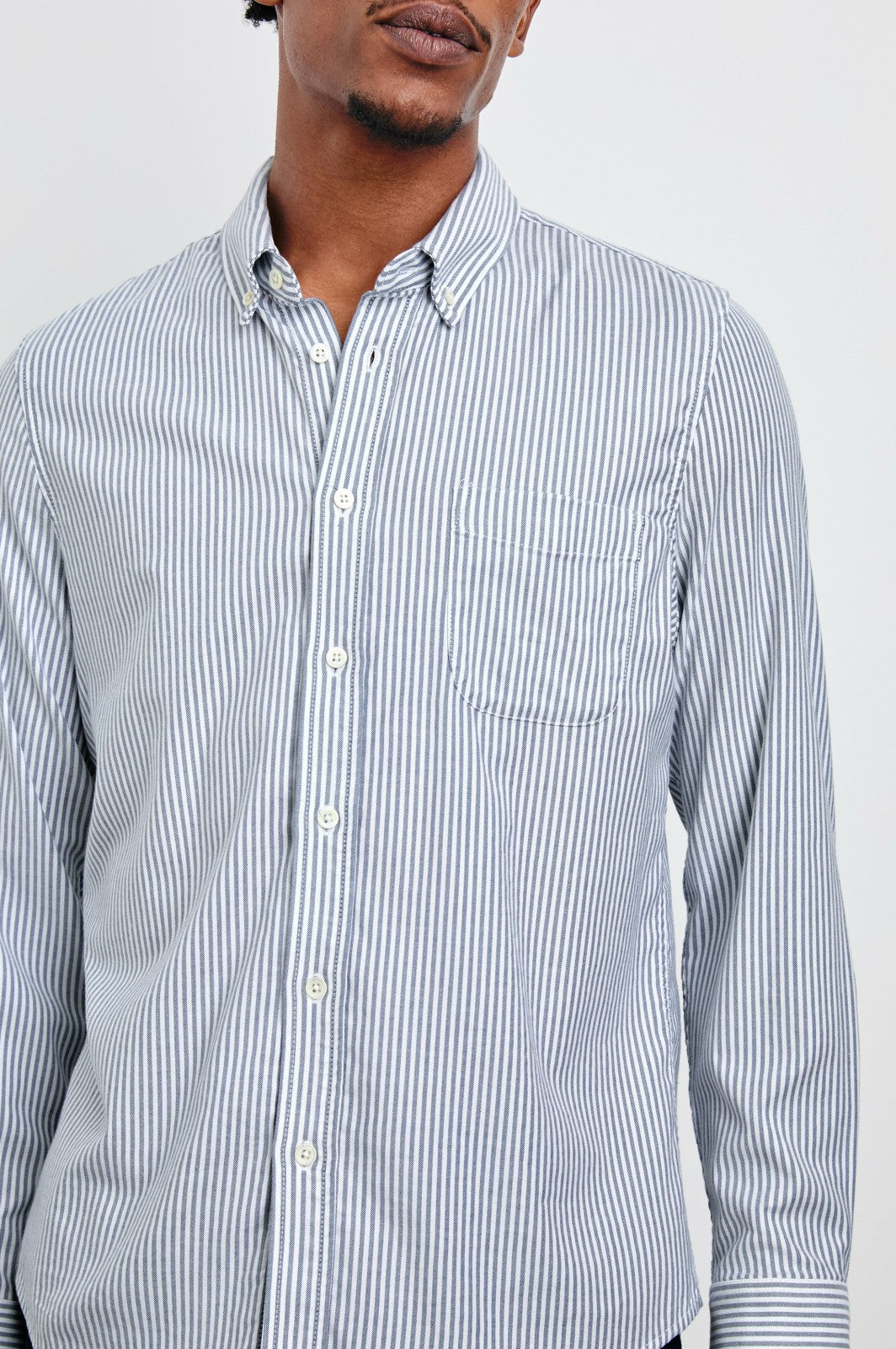 VANCE SHIRT - BLUE WHITE STRIPE| Rails US