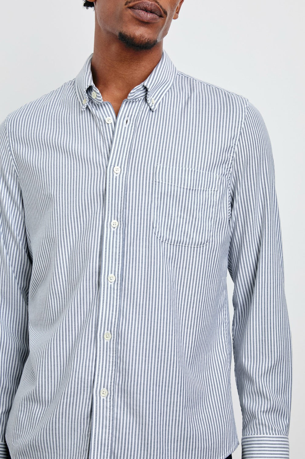 VANCE SHIRT - BLUE WHITE STRIPE| Rails US