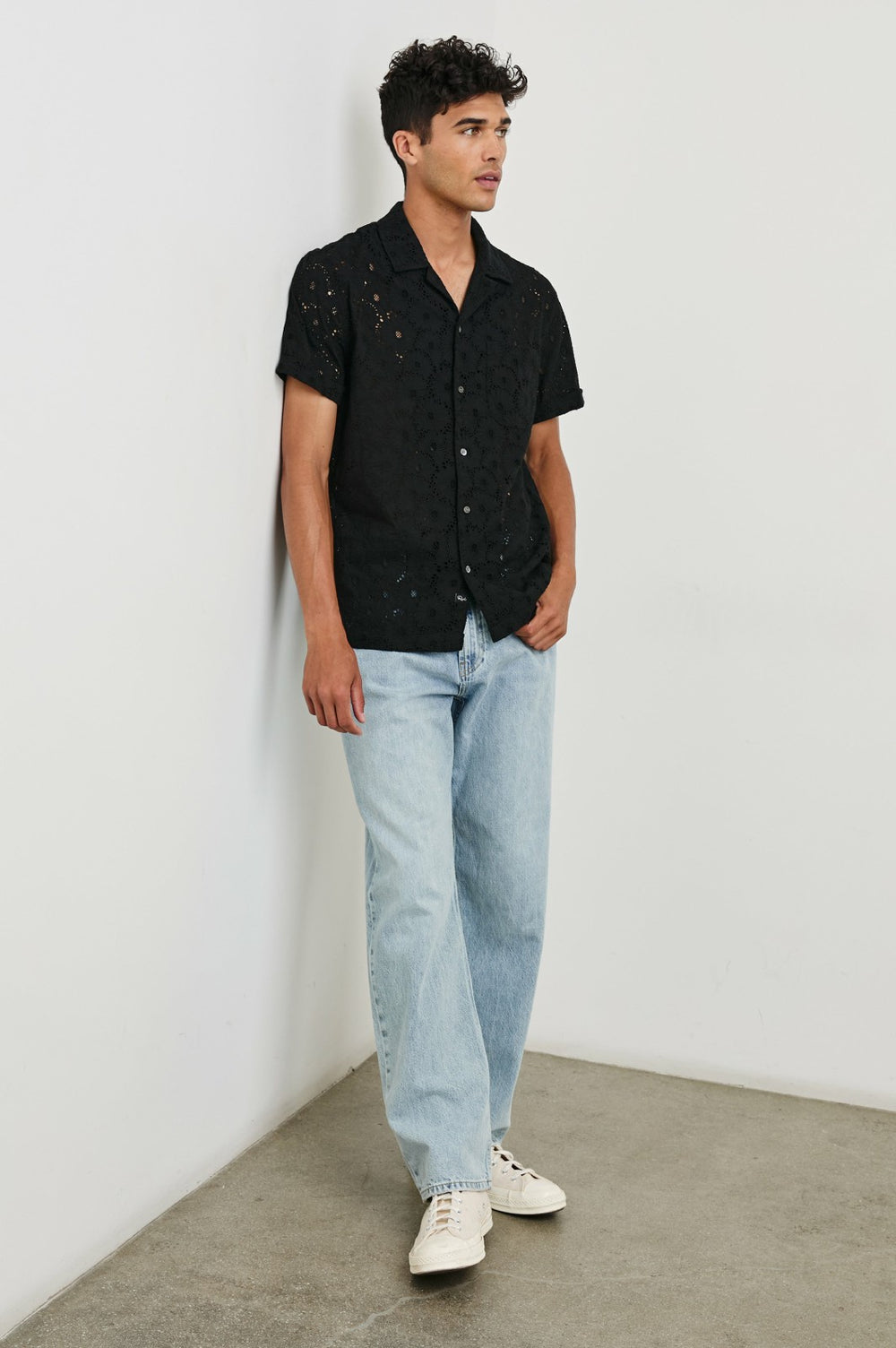 TYLER SHIRT - BLACK FLORAL| Rails US