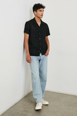 TYLER SHIRT - BLACK FLORAL| Rails US