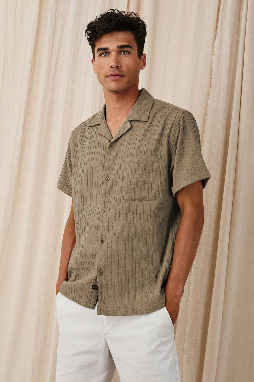OHANA SHIRT - OLIVE| Rails on sale