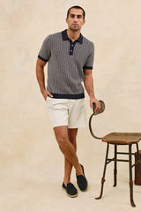 ROYCE POLO SHIRT - NAVY GREY| Rails near me