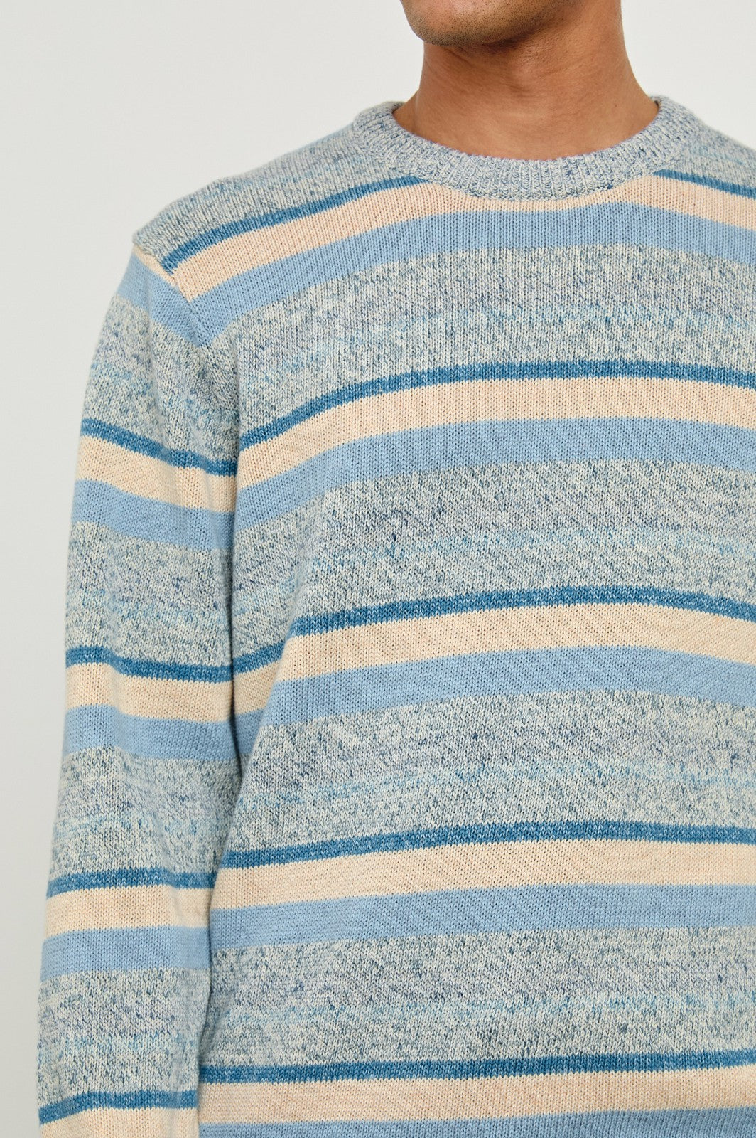 OLSEN SWEATER - BLUE STRIPE| Rails online