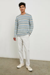 OLSEN SWEATER - BLUE STRIPE| Rails online