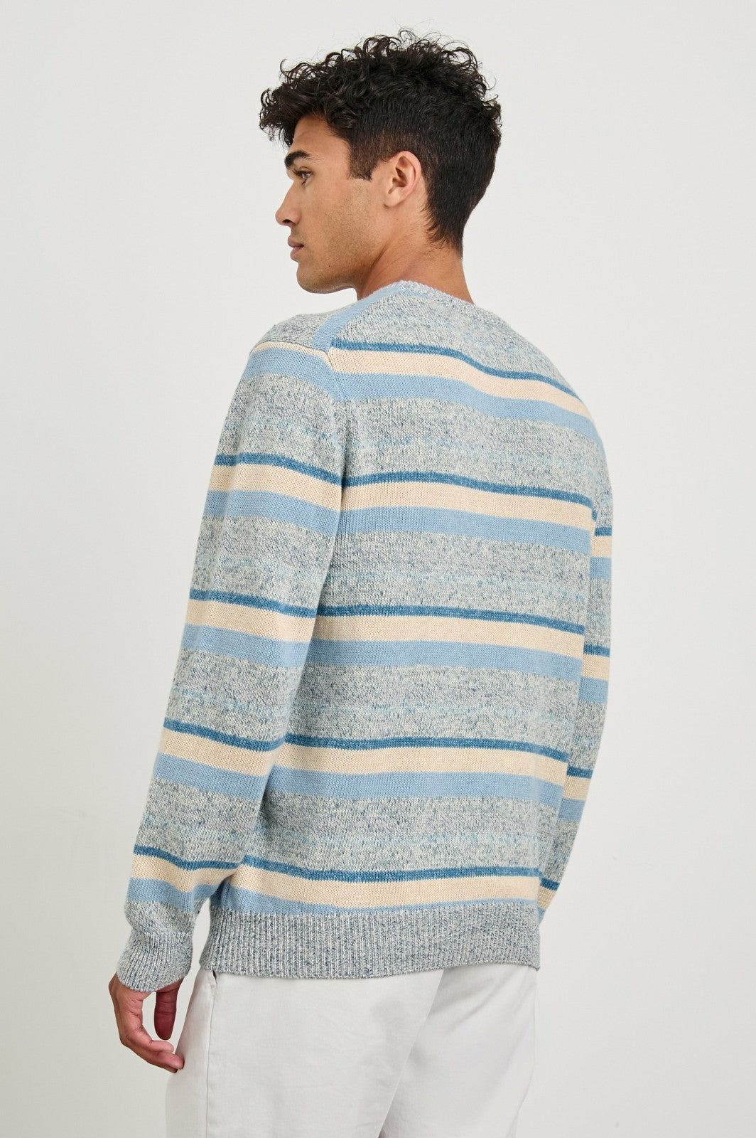 OLSEN SWEATER - BLUE STRIPE| Rails online