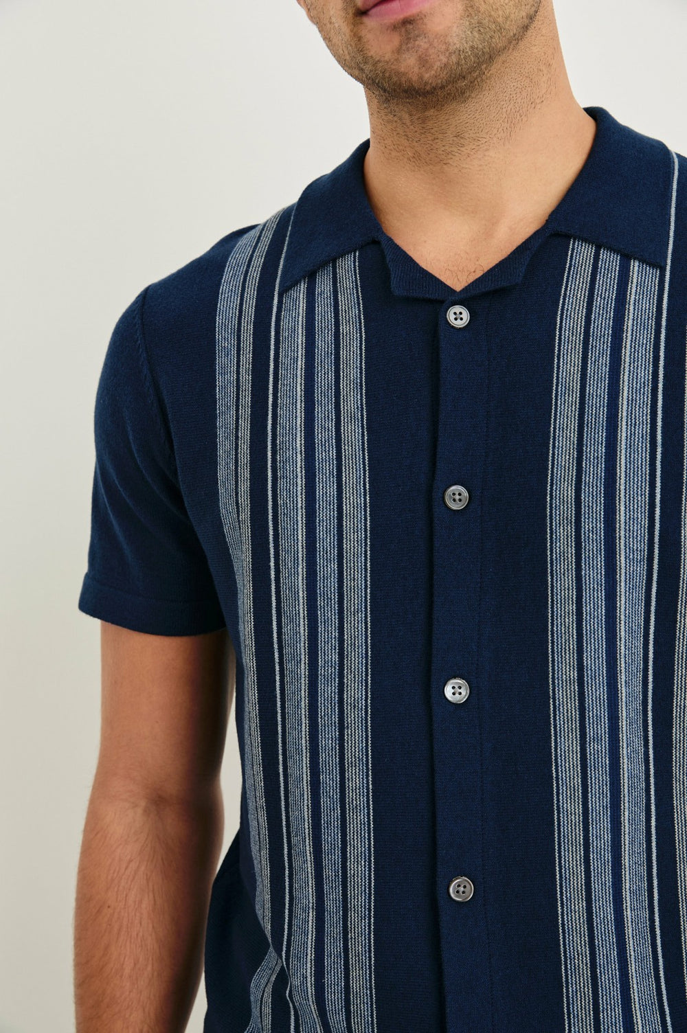 SILAS SHIRT - BLUE HEATHER MULTI| Rails on sale