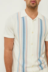SILAS SHIRT - SKY PINK MULTI| Rails outlet