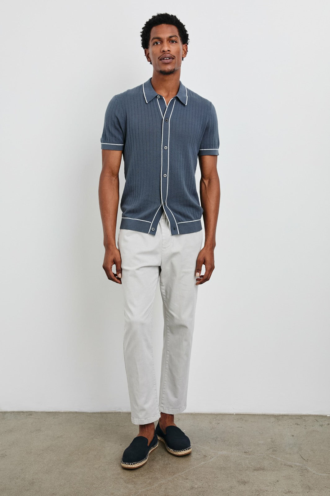 VERNON SHIRT - FADED NAVY| Rails US