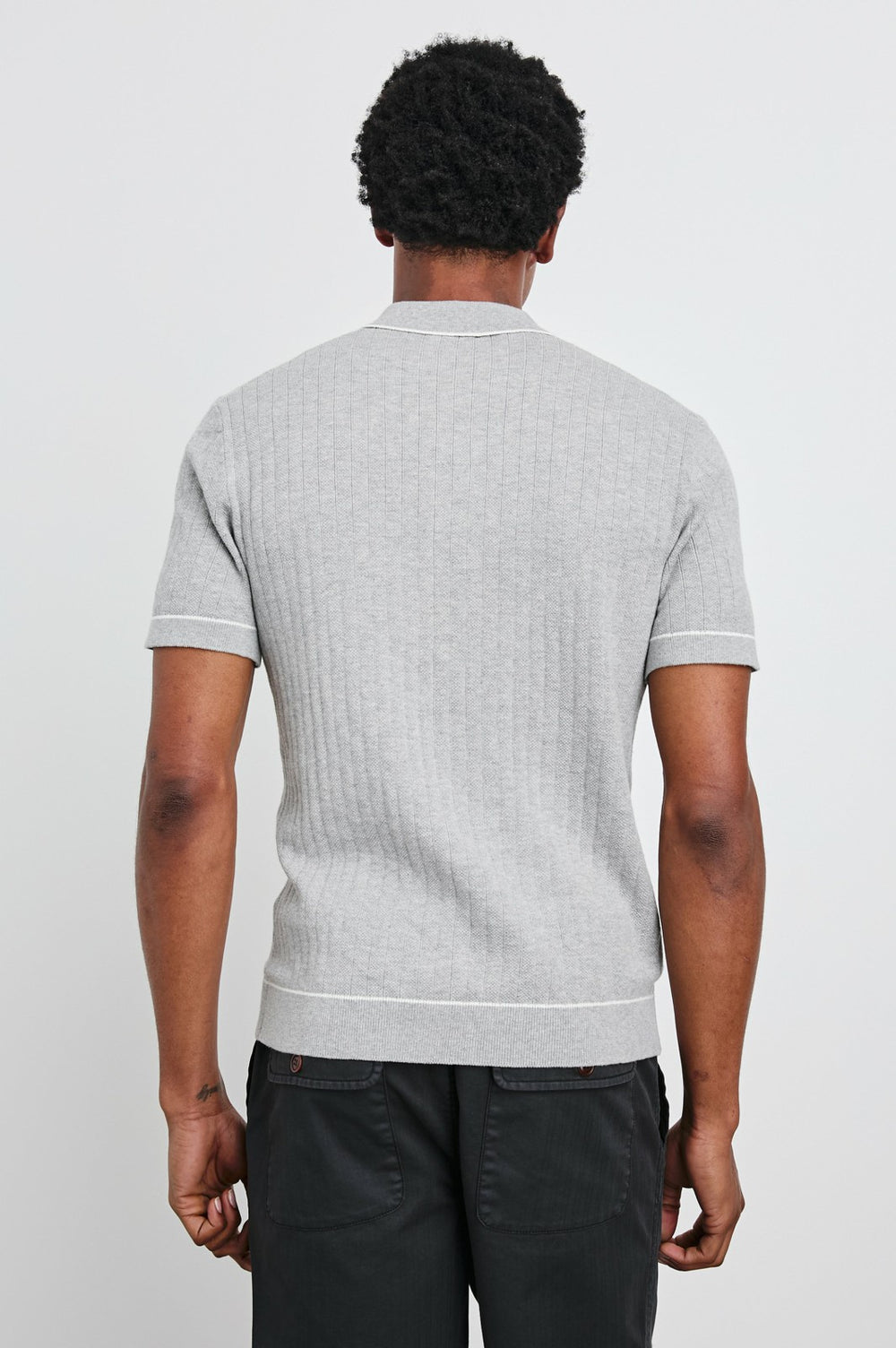 VERNON SHIRT - GREY MELANGE| Rails near me