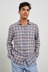 WYATT SHIRT - BLUEBERRY BLUSH| Rails outlet