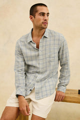 WYATT SHIRT - GENTLE SHORE MELANGE| Rails near me