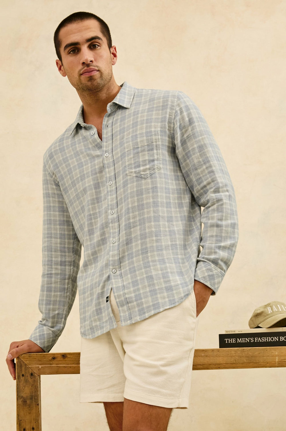 WYATT SHIRT - GENTLE SHORE MELANGE| Rails near me