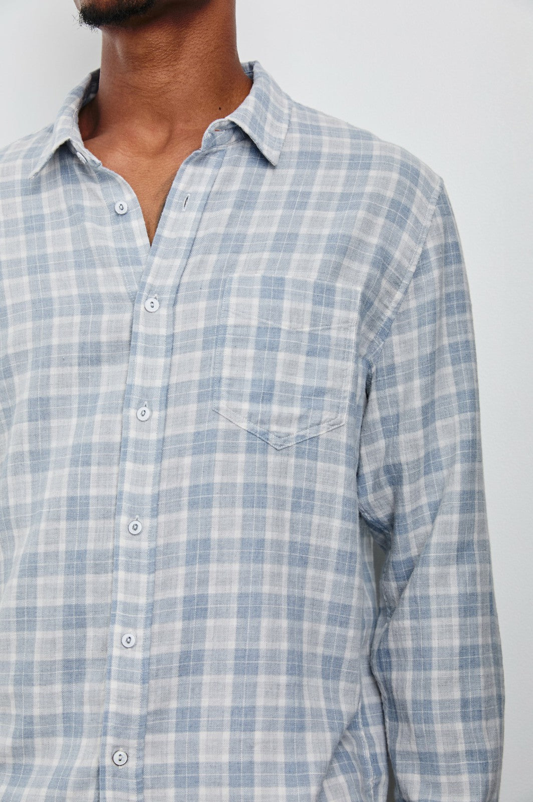 WYATT SHIRT - GENTLE SHORE MELANGE| Rails near me