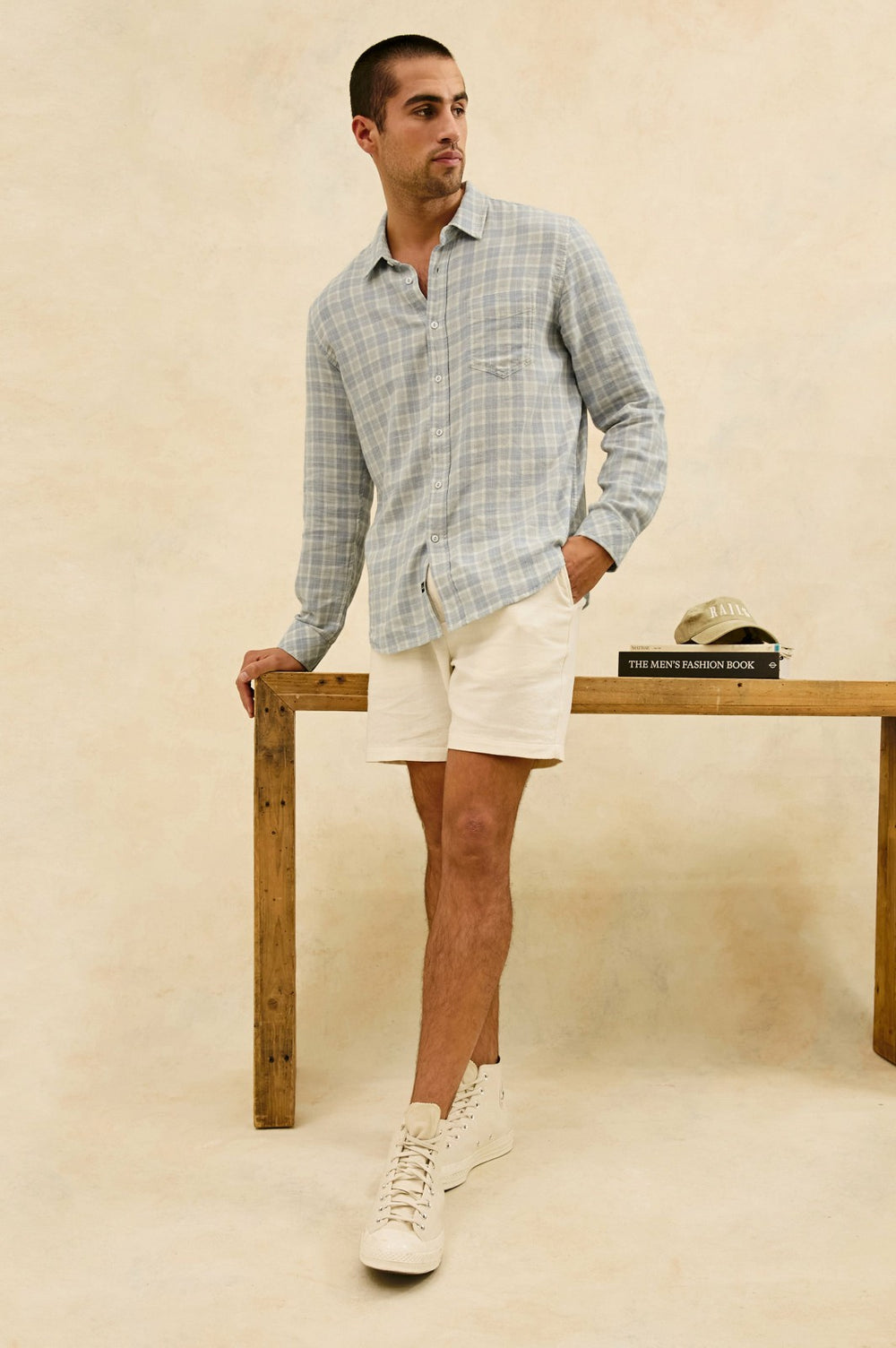 WYATT SHIRT - GENTLE SHORE MELANGE| Rails near me