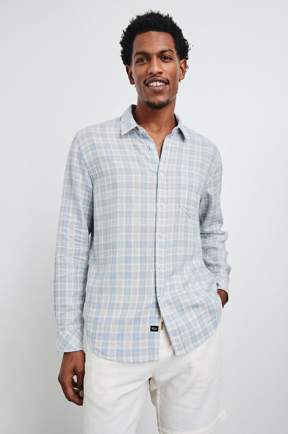 WYATT SHIRT - GENTLE SHORE MELANGE| Rails near me