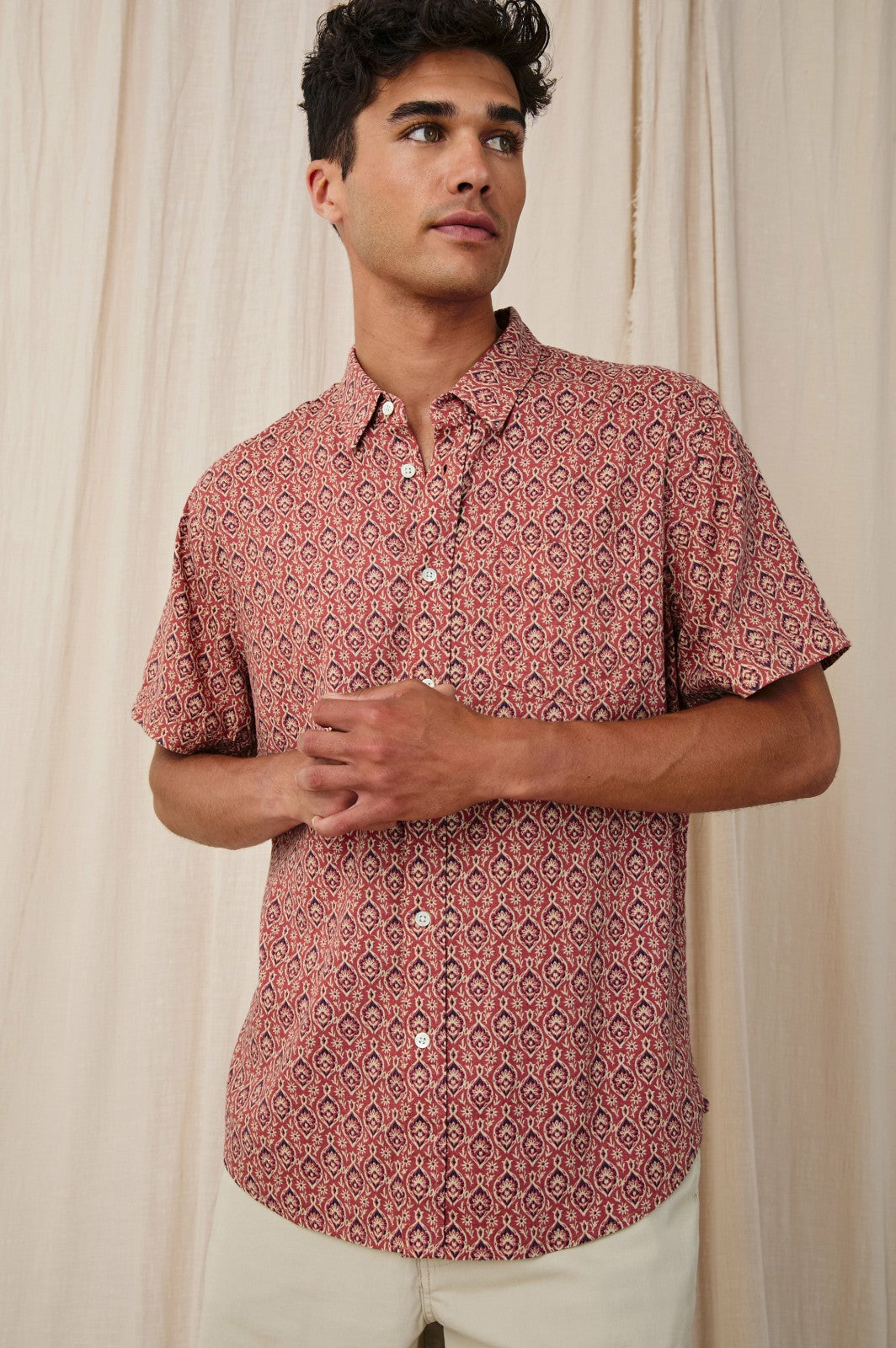 CARSON SHIRT - PENDANT BATIK ROSE| Rails near me