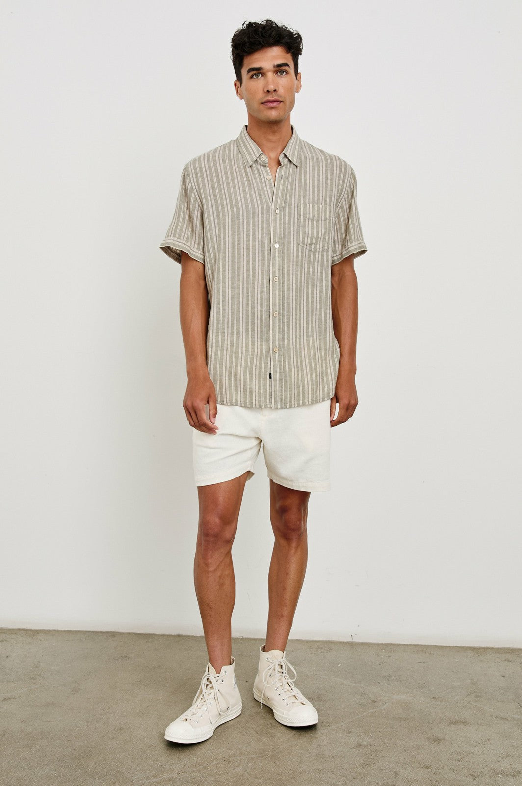 CARSON SHIRT - ALMOND MAUVE STRIPE| Rails for sale