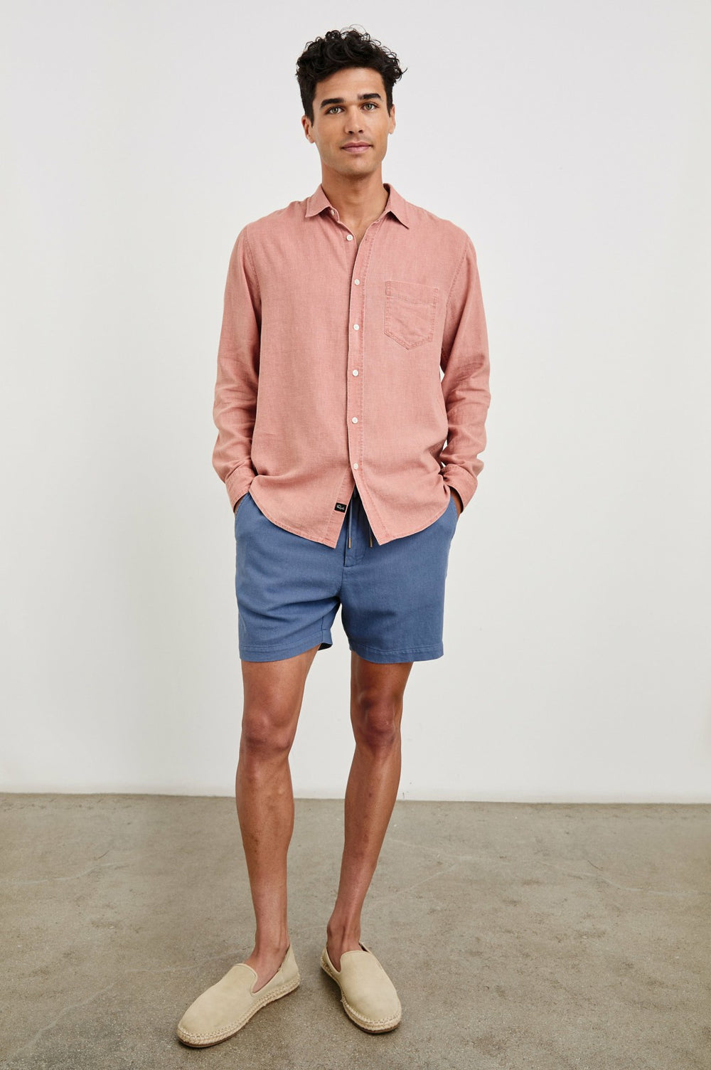 MYKONOS SHIRT - DESERT ROSE| Rails online