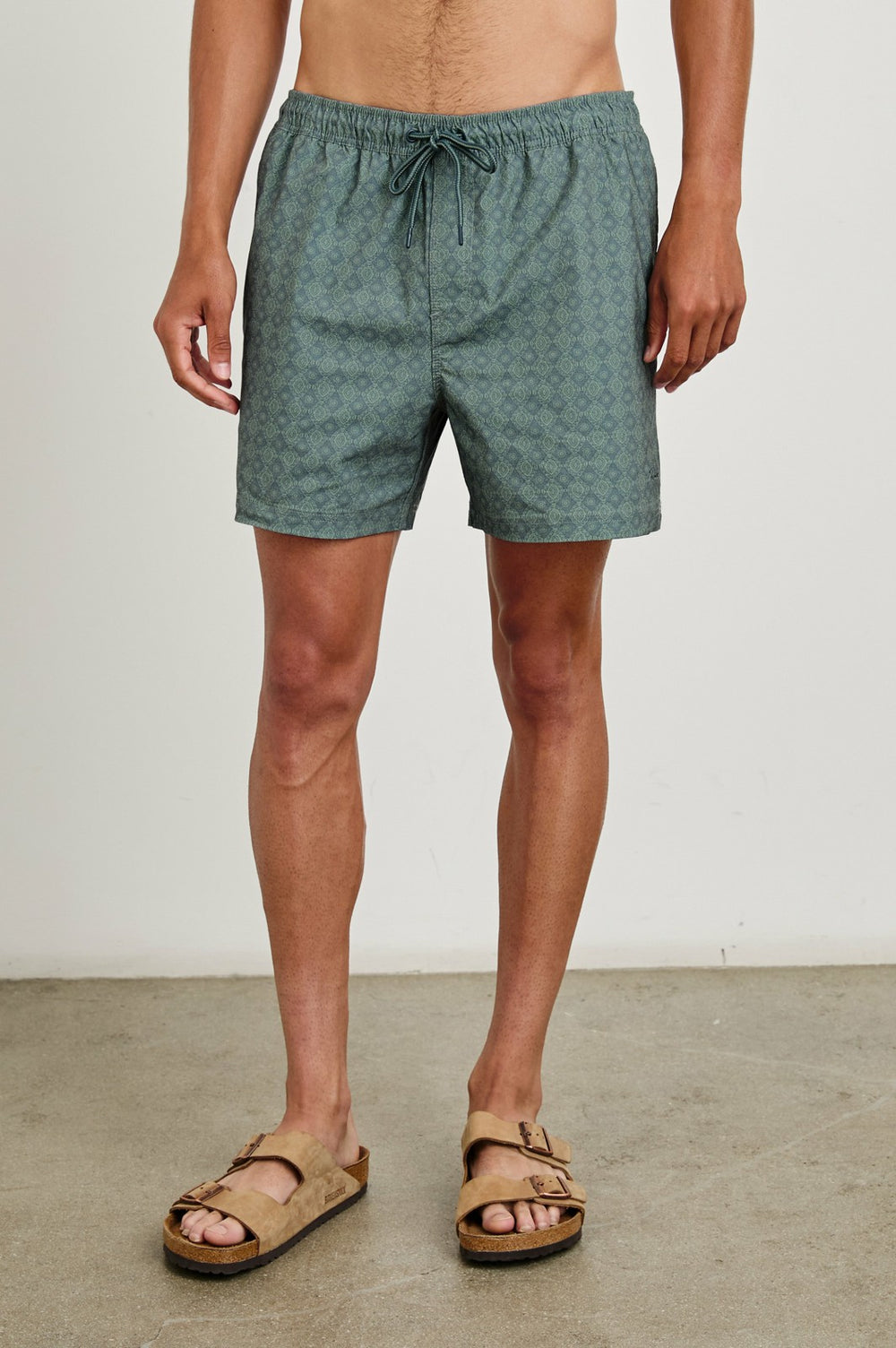 LA BREA SWIM SHORT - DIAMOND THUNDER GRASS| Rails online