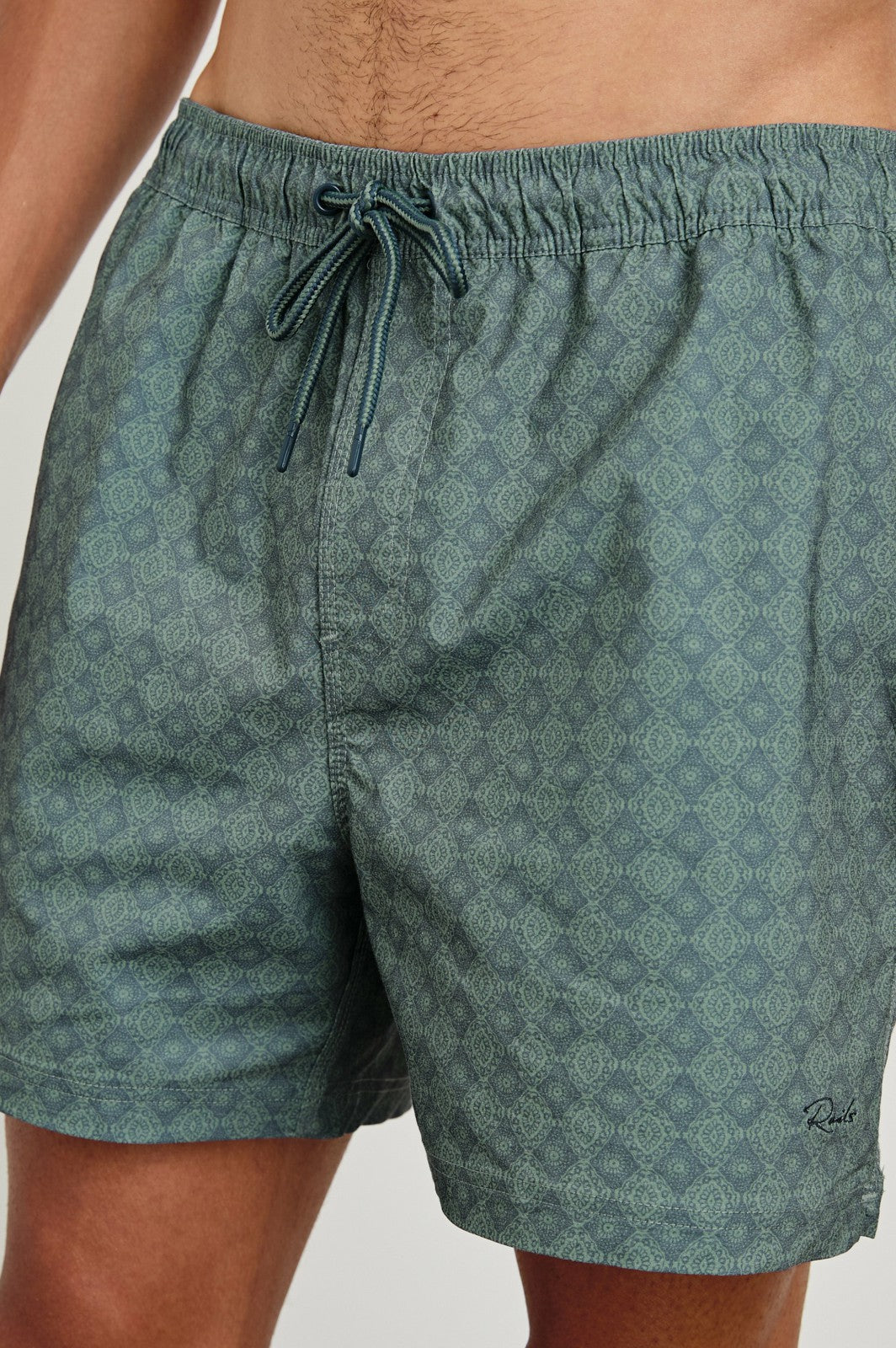 LA BREA SWIM SHORT - DIAMOND THUNDER GRASS| Rails online
