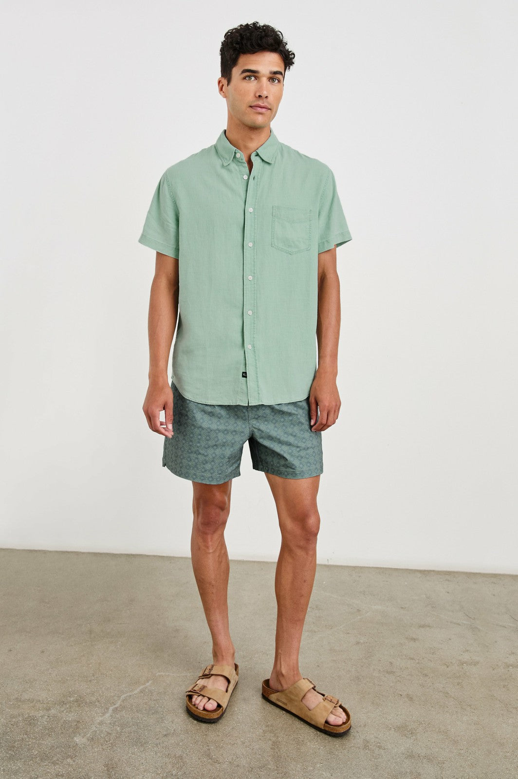 LA BREA SWIM SHORT - DIAMOND THUNDER GRASS| Rails online