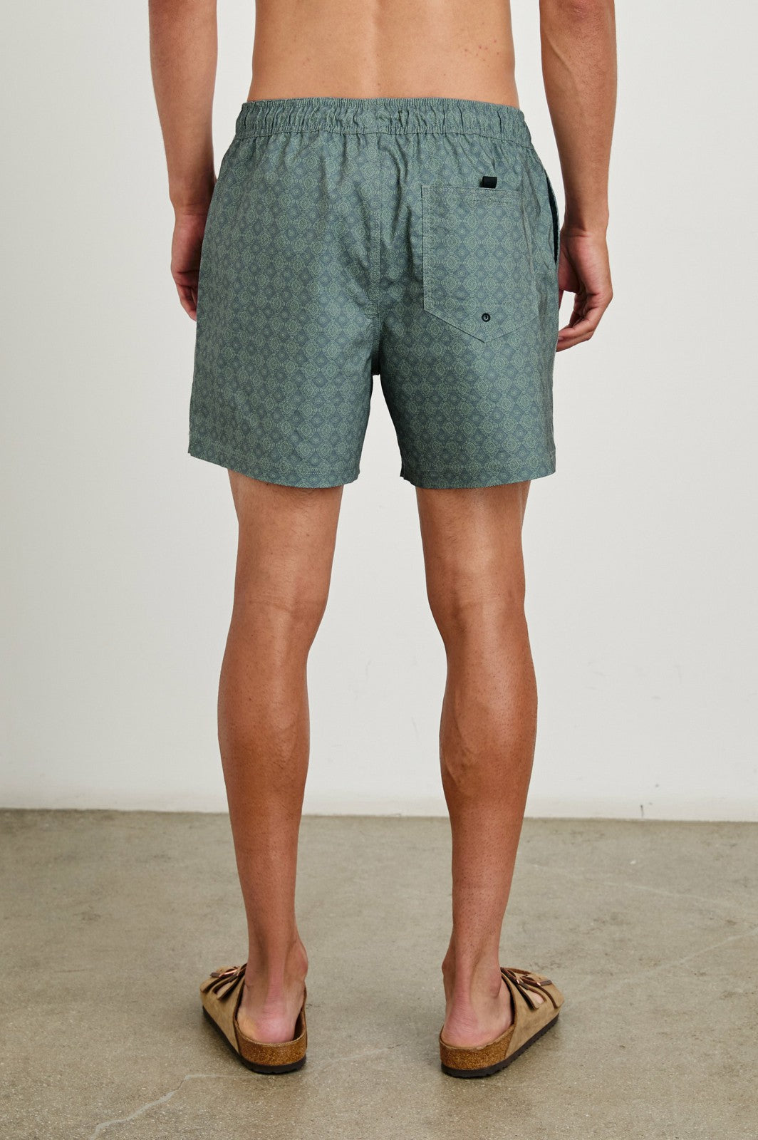 LA BREA SWIM SHORT - DIAMOND THUNDER GRASS| Rails online