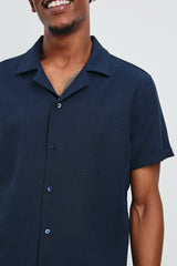 AMALFI SHIRT - NAVY SEERSUCKER| Rails for sale