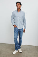 VANCE SHIRT - STELLAR NAVY CHECK| Rails US
